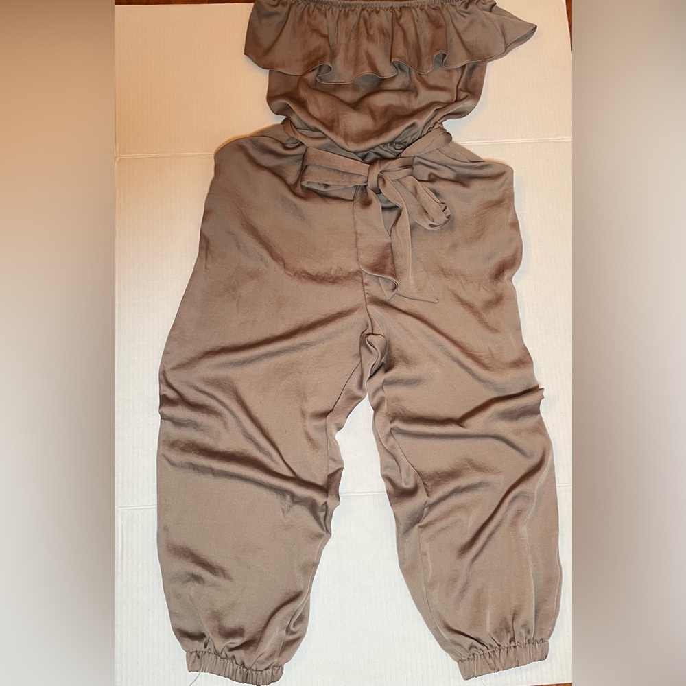 Chic Tan Women's Jumpsuit